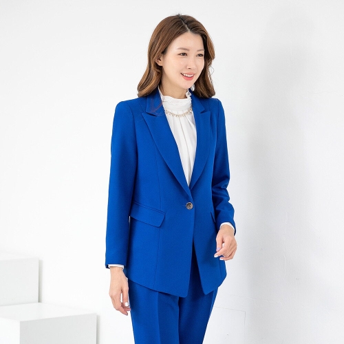 모슬린 엄마옷 원버튼 테일러드 정장자켓 5RTY12227 중년여성/50대/60대/70대/마담/빅사이즈/할머니옷/여자