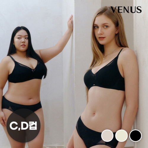 비너스 지효픽 누아르 디바 브라 C,D컵 VBR9006 VBR9006C_D컵_이미지