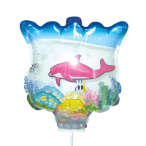 기성산업사 흔들이 풍선 돌고래