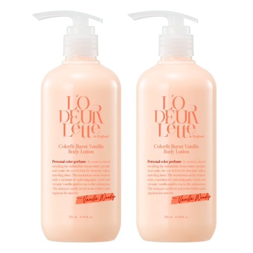 로더렛 인 잉글랜드 컬러핏 번트 바닐라 바디로션 우디향 500ml