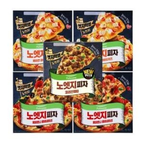 풀무원 노엣지피자 치즈2판+콤비2판+코리안 BBQ1판