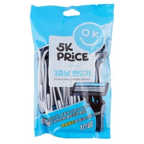 3중날 일회용 면도기