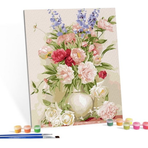 아이러브페인팅 DIY 캔버스형 그림그리기 단아한 화병_이미지