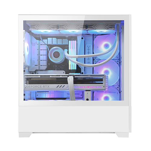 darkFlash DF5000-BS MESH ARGB 강화유리 (화이트)_이미지