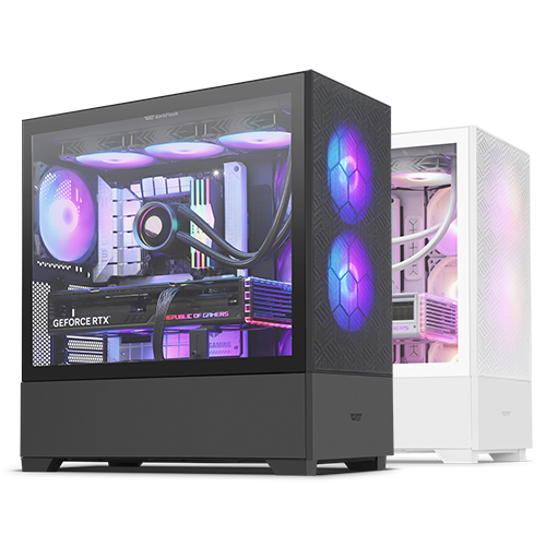 darkFlash DF5000-BS MESH ARGB 강화유리 (화이트)