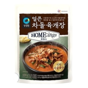 대상 청정원 호밍스 얼큰 차돌육개장 450g (4개)_이미지