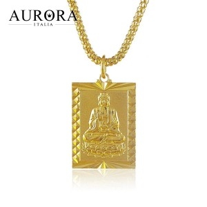 [불명] BUDD-1801 Gold Color 부처님 불교목걸이_이미지