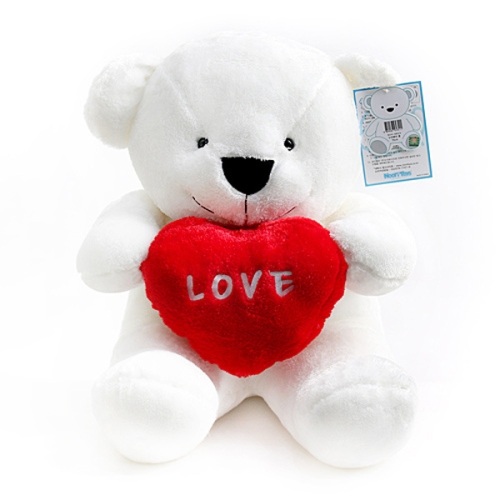 누리베어 하트 봉제인형-레드 특대형110cm