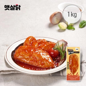 햇살푸드시스템 햇살닭 더 촉촉한 닭가슴살 핫양념치킨맛 100g
