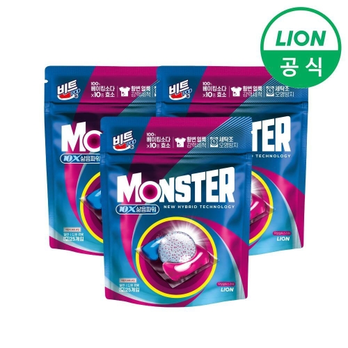 비트 몬스터 팟 10X 삶음파워 유칼립투스 러쉬 25개입 (3개)_이미지