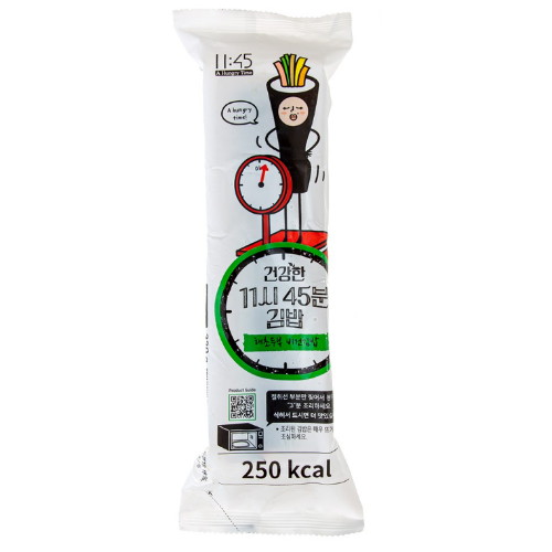 건강한 11시 45분 해초두부 비건김밥 220g