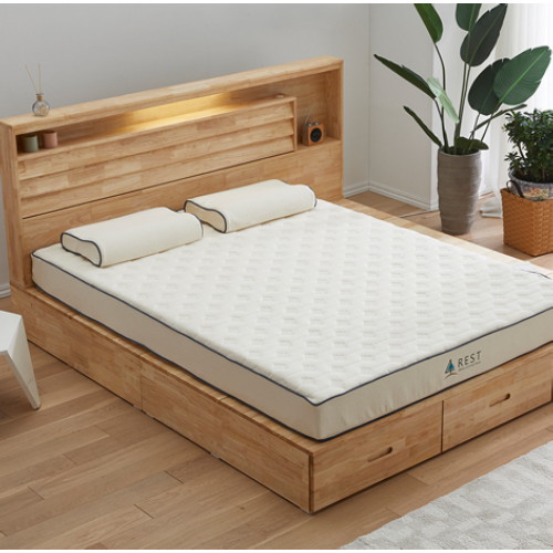 신우팜앤라텍스 포레스트 그린 천연 라텍스 A2 매트리스 Q (18cm)_이미지