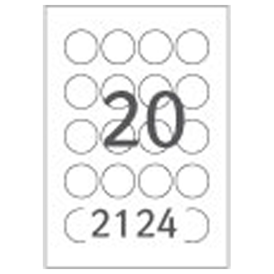 포스틱라벨 분류표기용 라벨 PS-2124 [100매]