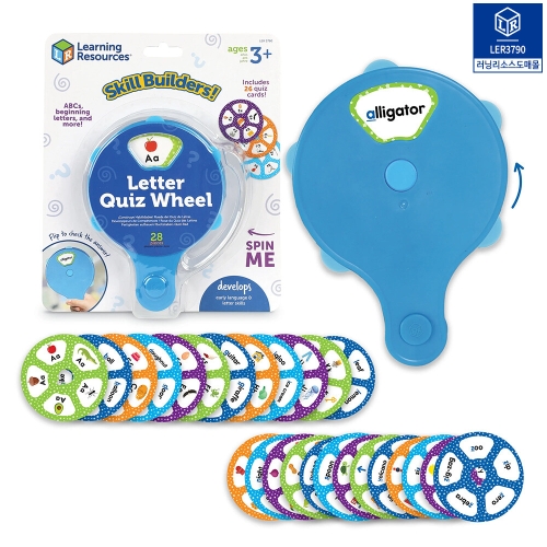 러닝리소스 스킬빌더스 알파벳 퀴즈 휠 LER3790S_이미지