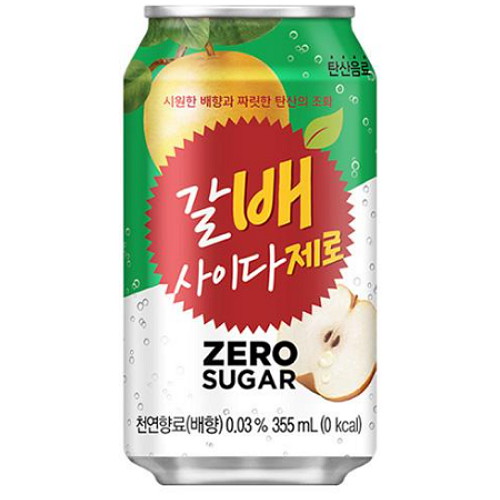 해태음료 갈배 사이다 제로 355ml (24개)_이미지
