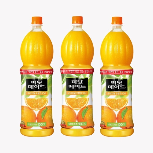 코카콜라음료 미닛메이드 오렌지 1.5L (12개)_이미지