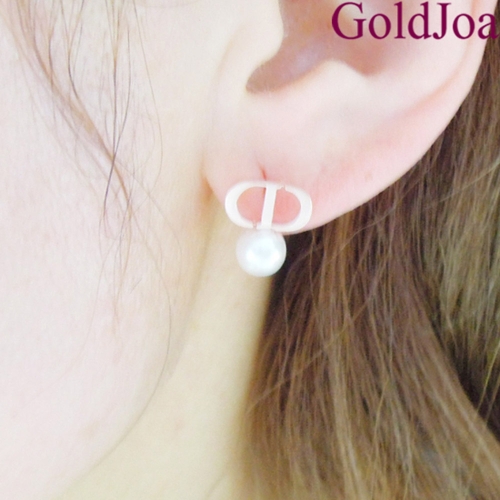 메디쉬재팬 럭셔리 세련된 진주 침식 14k귀걸이 mk-w2014-1e