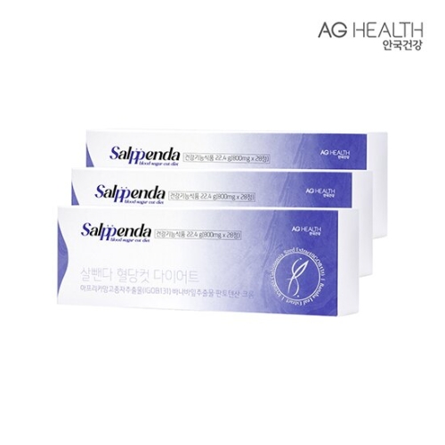 안국건강 살뺀다 혈당컷 다이어트 800mg 28정 (3개)
