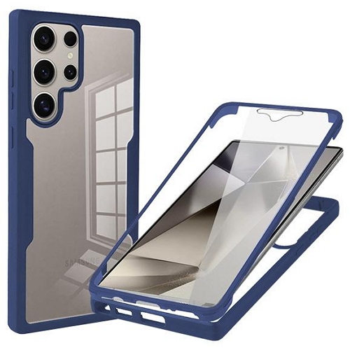 수나르 갤럭시S25 울트라 캔디 컬러 풀커버 클리어 케이스