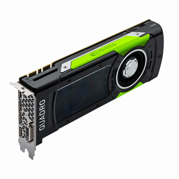 NVIDIA 쿼드로 P6000 D5X 24GB ABKO