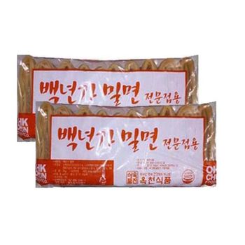 옥천식품 메밀 함흥 녹차냉면 국수 옥천 밀면 2kgx2개_이미지