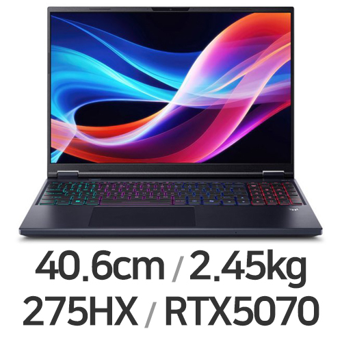 에이서 프레데터 헬리오스 네오 16 AI PHN16-73-90EL WIN11 64GB램 (SSD 1TB)