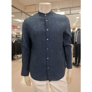 바쏘옴므 블루마100%차이나 캐쥬얼셔츠 WSZ1TT27ABU