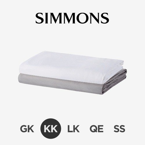 시몬스 케노샤 홈 솔리드 매트리스커버 (1개, 그레이트킹 GK)