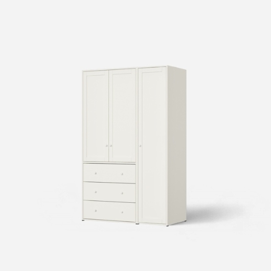 샘키즈 보나 서랍형+행거형 일반/프레임 키큰 옷장세트 1200