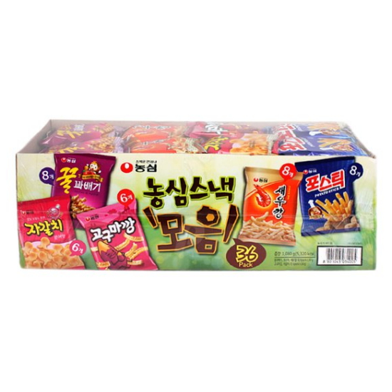 농심 스낵 모음 36팩 1,080g (1개)_이미지