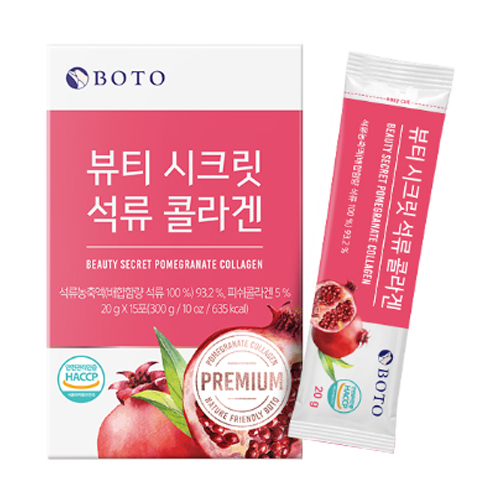  보뚜슈퍼푸드 뷰티 시크릿 석류 콜라겐 20g 15포 [1개]