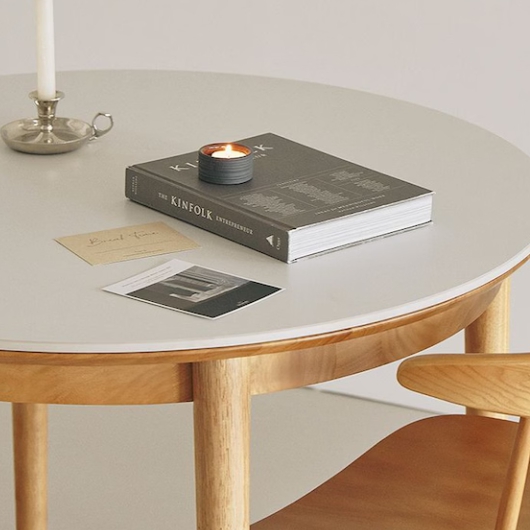 올쏘 진저 원목 세라믹 식탁 1000 (의자별도)_이미지