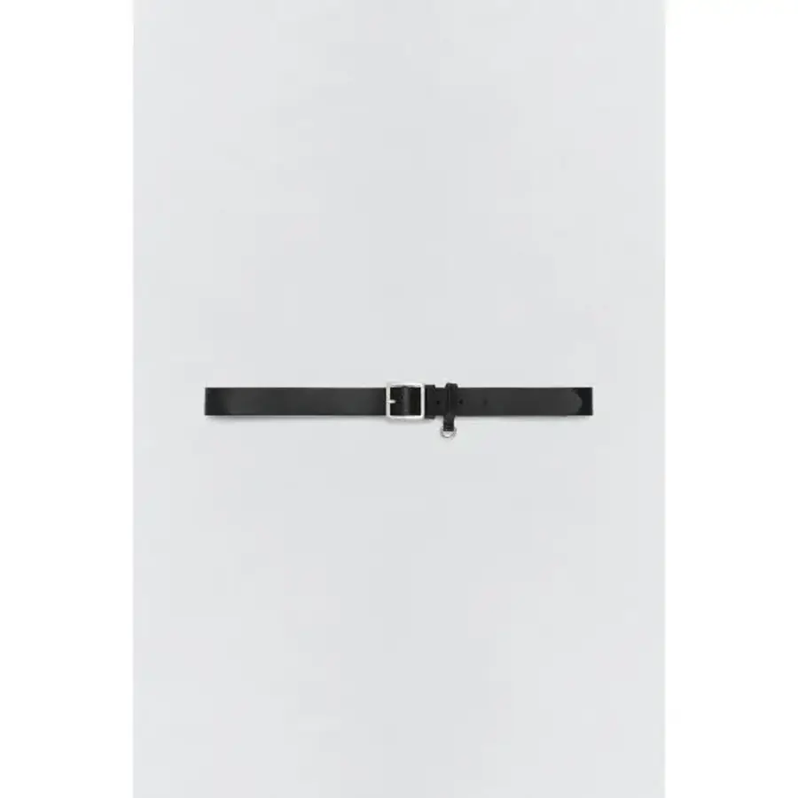 자라 국내 남성 SOSHIOTSUKI x 레더 벨트 블랙 453036