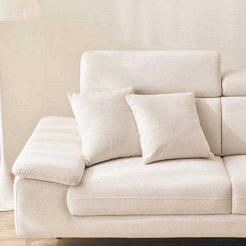 삼익가구 헤븐 헤드틸팅 아쿠아텍스 패브릭 소파 4인용 (스툴포함)_이미지