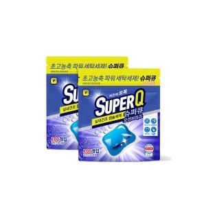 슈퍼큐 캡슐세제 오션브리즈 100개입 (2개)_이미지