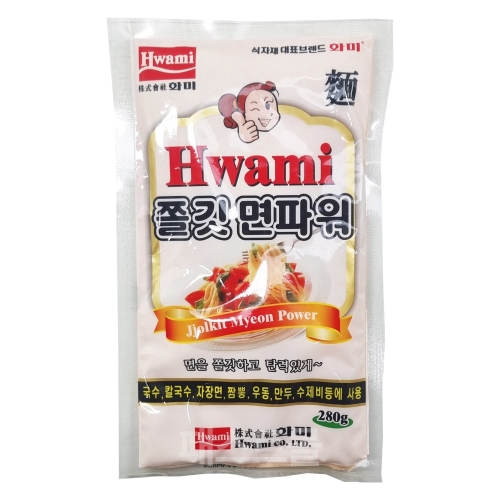 화미 쫄깃면파워 280g 쫄깃면짱 면파워