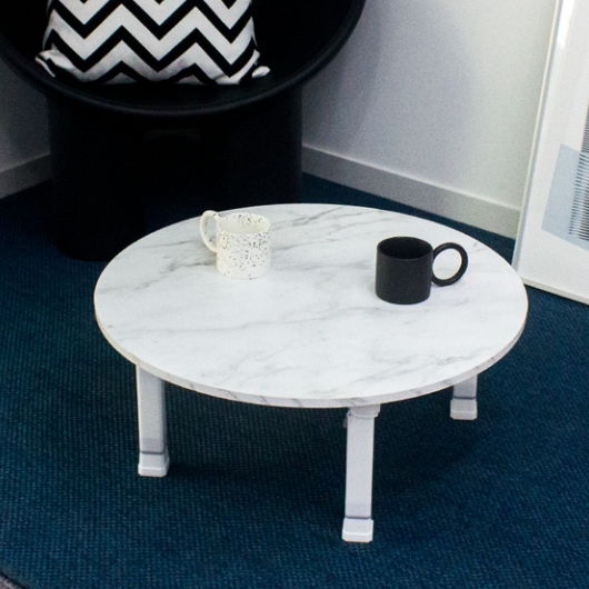 심포니디자인 심포니 접이식 원형 테이블 (70x70cm)