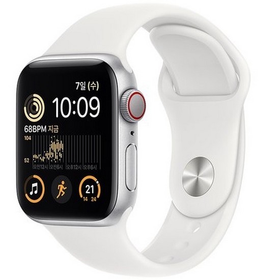 APPLE 워치 SE 2세대 40mm Cellular 실버 알루미늄