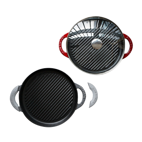 마리슈타이거 ㅤ무쇠주물 로즈그릴팬 (28cm)_이미지