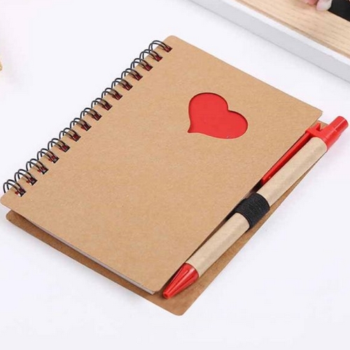트리 아트스케치 하트 크라프트 볼펜수첩
