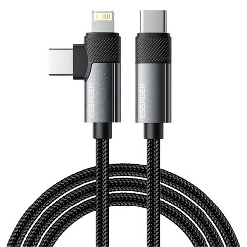 ESSAGER PD 65W C to 2in1 멀티 케이블 EX-X59 해외구매 (1m, 2개)