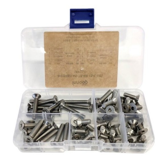 육각렌치볼트 접시머리 스텐 7종 세트 M5 W112