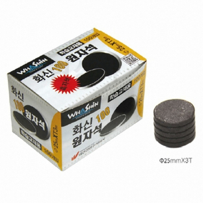 화신공업 흑 원자석 대 25mm_이미지