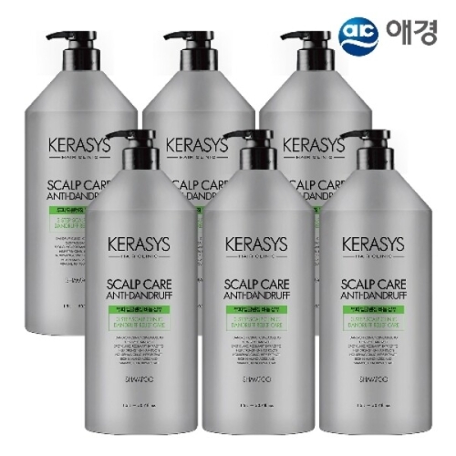 케라시스 두피 딥클렌징 비듬 샴푸 1500ml (6개)_이미지