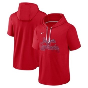  루이스티크라운 894569 MLB 세인트 카디널스 Springer Short Sleeve 팀 Hoodie Red