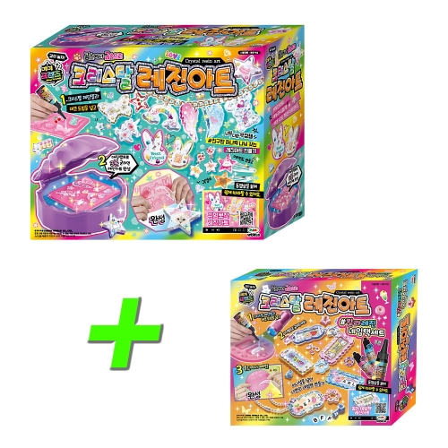 미미월드 크리스탈 레진아트 + 칼라 레진 세트