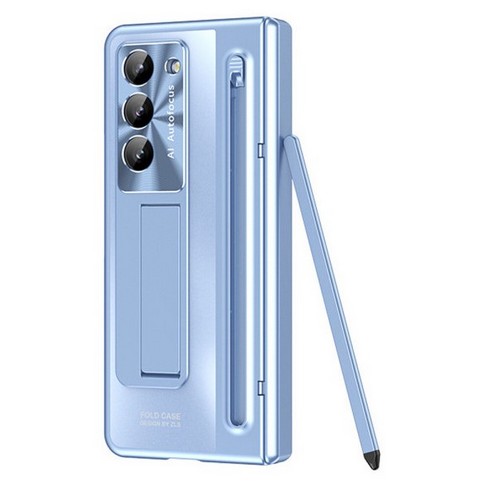 케바케 갤럭시Z 폴드6 메탈릭 펜거치 케이스