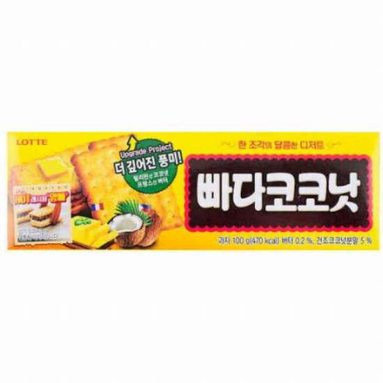 롯데웰푸드 빠다코코낫 100g