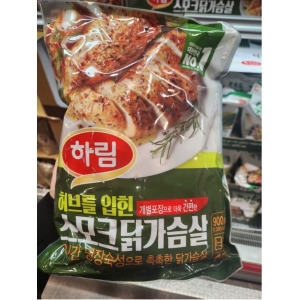 하림 허브를 입힌 스모크 닭가슴살 900g (1개)
