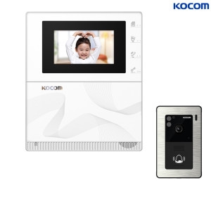 코콤 비디오폰 초인종 포함 세트 디지털 인터폰 교체 설치 K2S VP-43HW Y KC-94_이미지